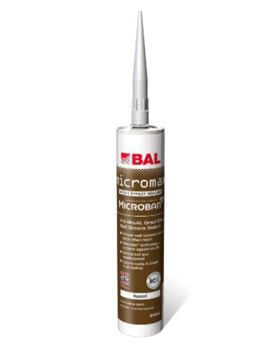 BAL Micromax Grout-Effect Silicone Sealant 310ml - Hazel