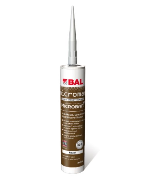 BAL Micromax Grout-Effect Silicone Sealant 310ml - Hazel