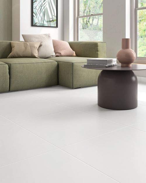 Montana White Matt Rectified - 600 x 600mm
