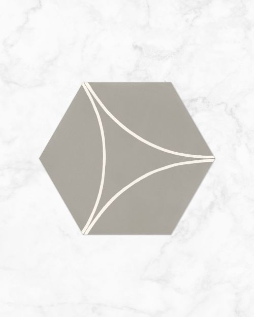 Arte Nickel Hex - 210 x 182mm