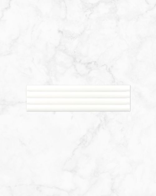 Aruba White Décor - 200 x 50mm