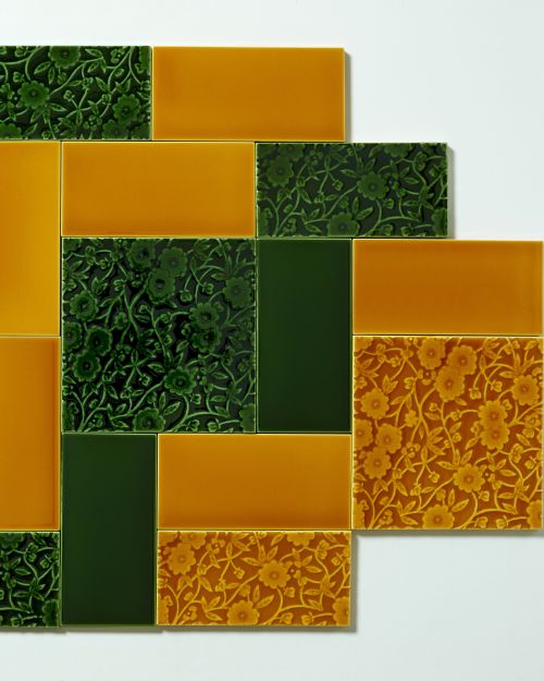 Burleigh Calico Décor Flame - 152 x 152mm