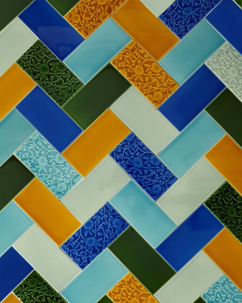 Burleigh Calico Décor Cobalt - 152 x 76mm
