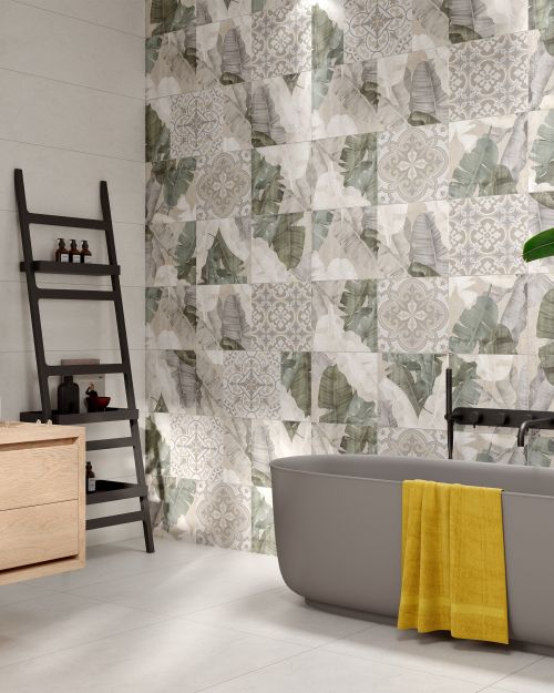 Beaumont White Floor - 595 x 595mm