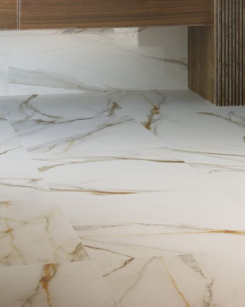 Carina Gold Floor - 595 x 595mm