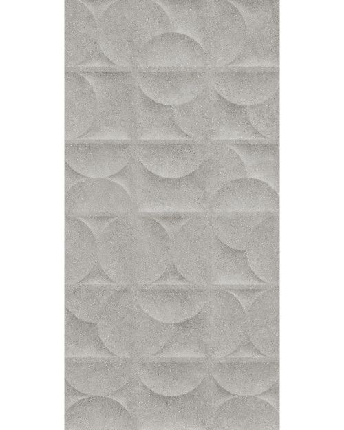Serene Circle Grey - 600 x 300mm
