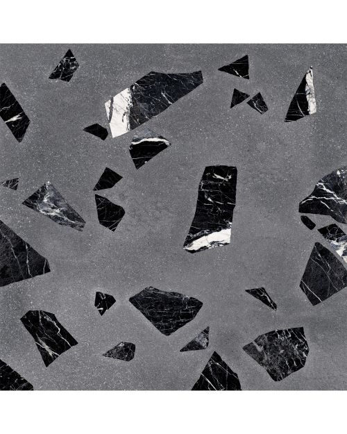 Breccia Dark Grey Rock Natural - 600 x 600mm