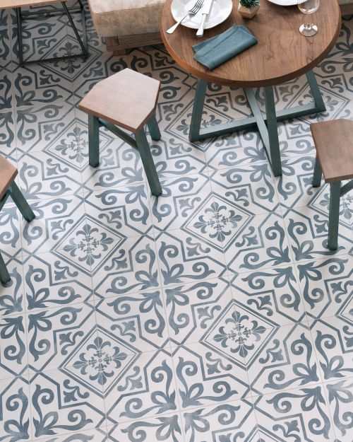 Hemmingway Blue - 452 x 452mm