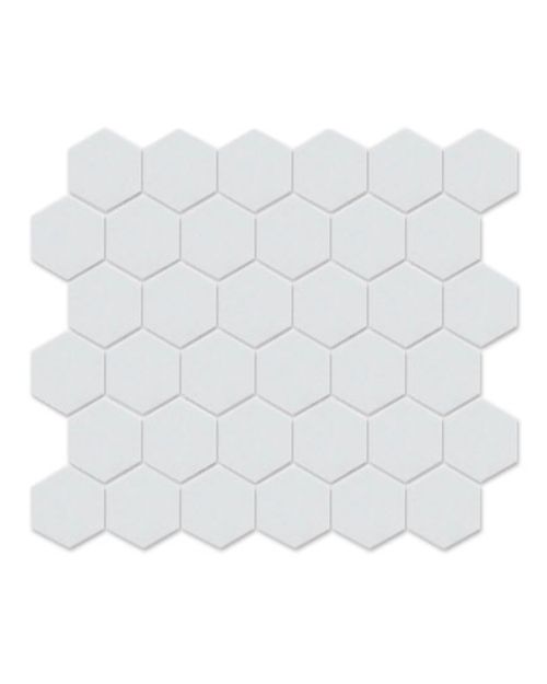 Rock Art Hexagono Blanco - 320 x 290mm