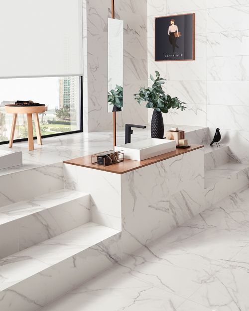 Classical Calacatta Matt Floor - 592 x 592mm