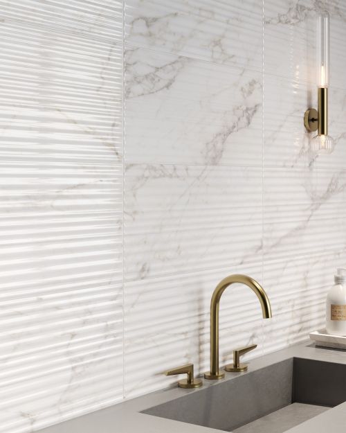 Duomo Wavy Gloss - 500 x 250mm