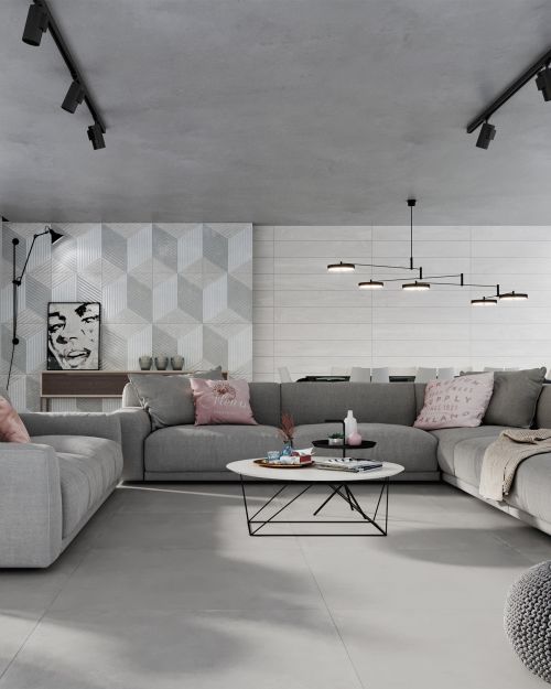 Municipal Soft Grey Natural - 1000 x 1000mm