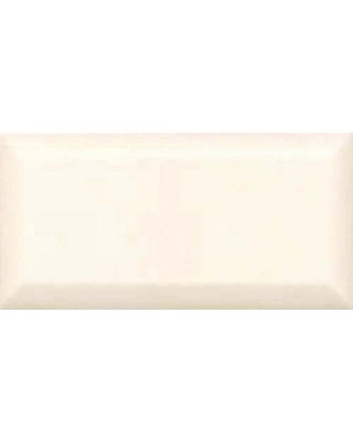 Metro Bevel Cream Gloss - 200 x 100mm