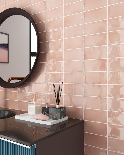 Martinique Blush Pink - 150 x 75mm