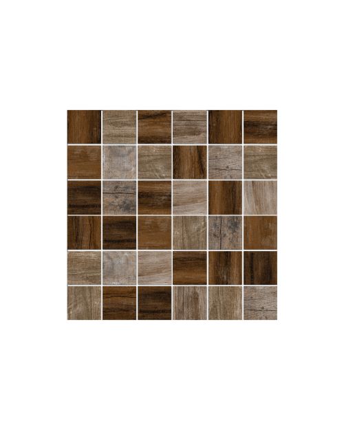Vintage Plank Country Mosaic - 300 x 300mm