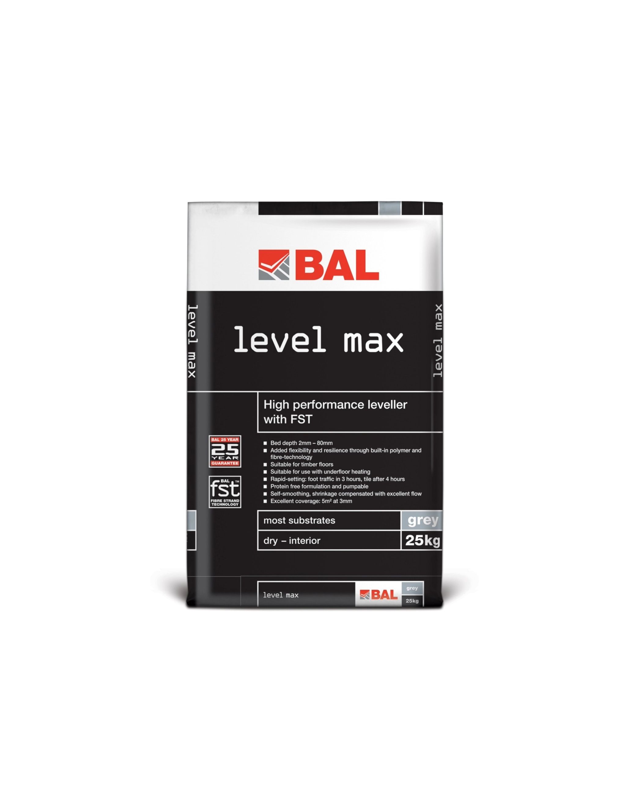 BAL Level Max Self Levelling Compound - Grey 25kg
