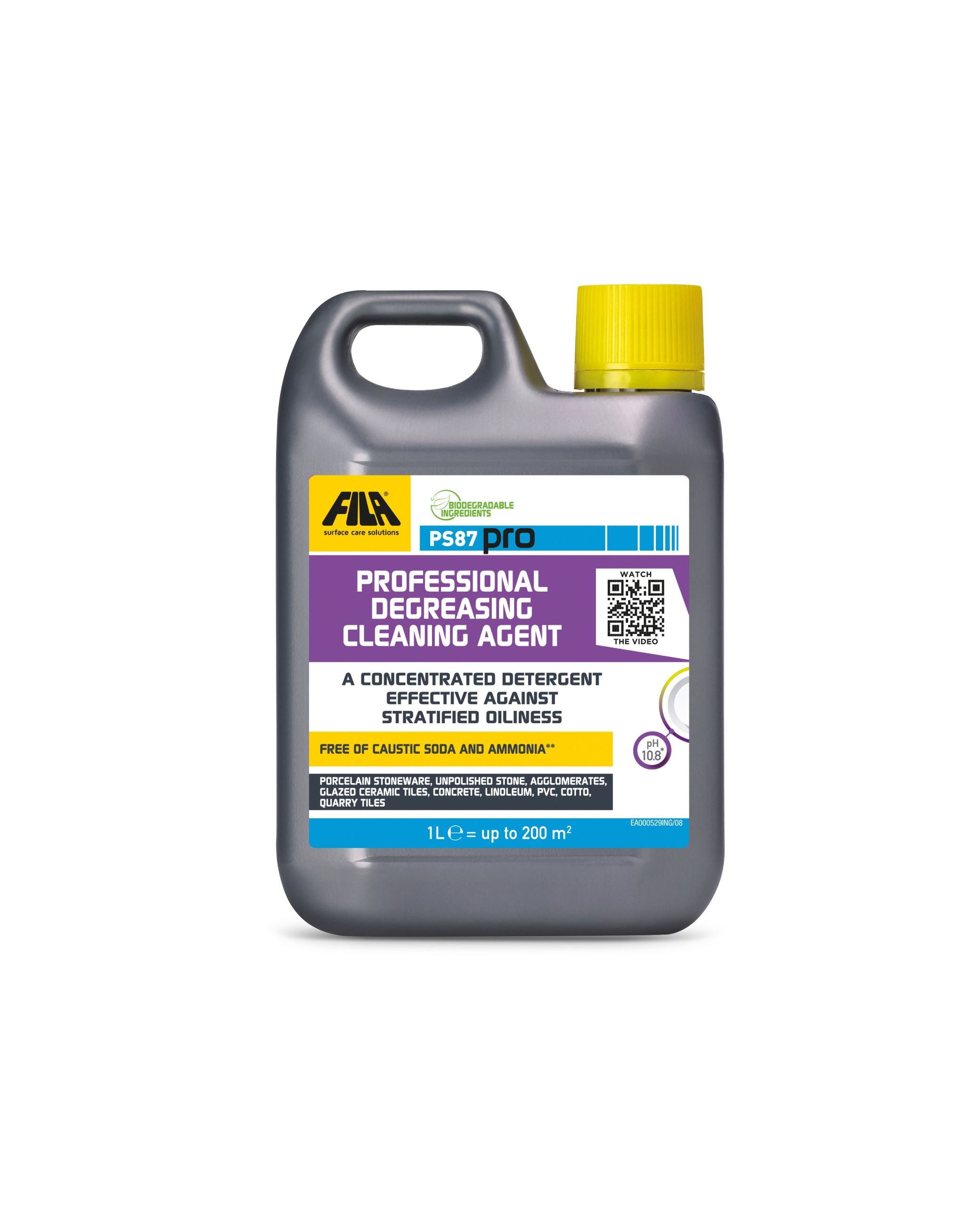 FILA PS87 Pro Professional De-Greasing Cleaning Agent - 1 Litre