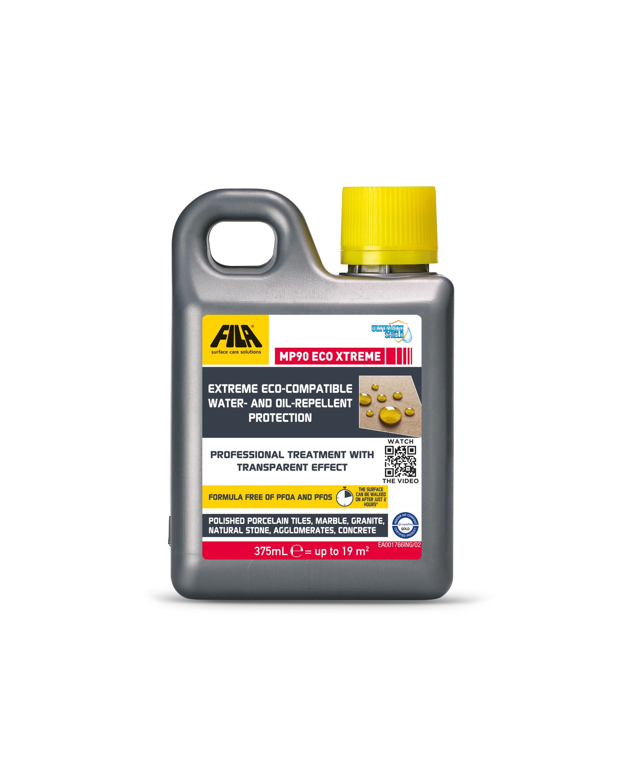 FILA MP90 Eco Xtreme Professional Water & Oil Stain-Proofing Repellent Eco-Friendly Protector - 375ml