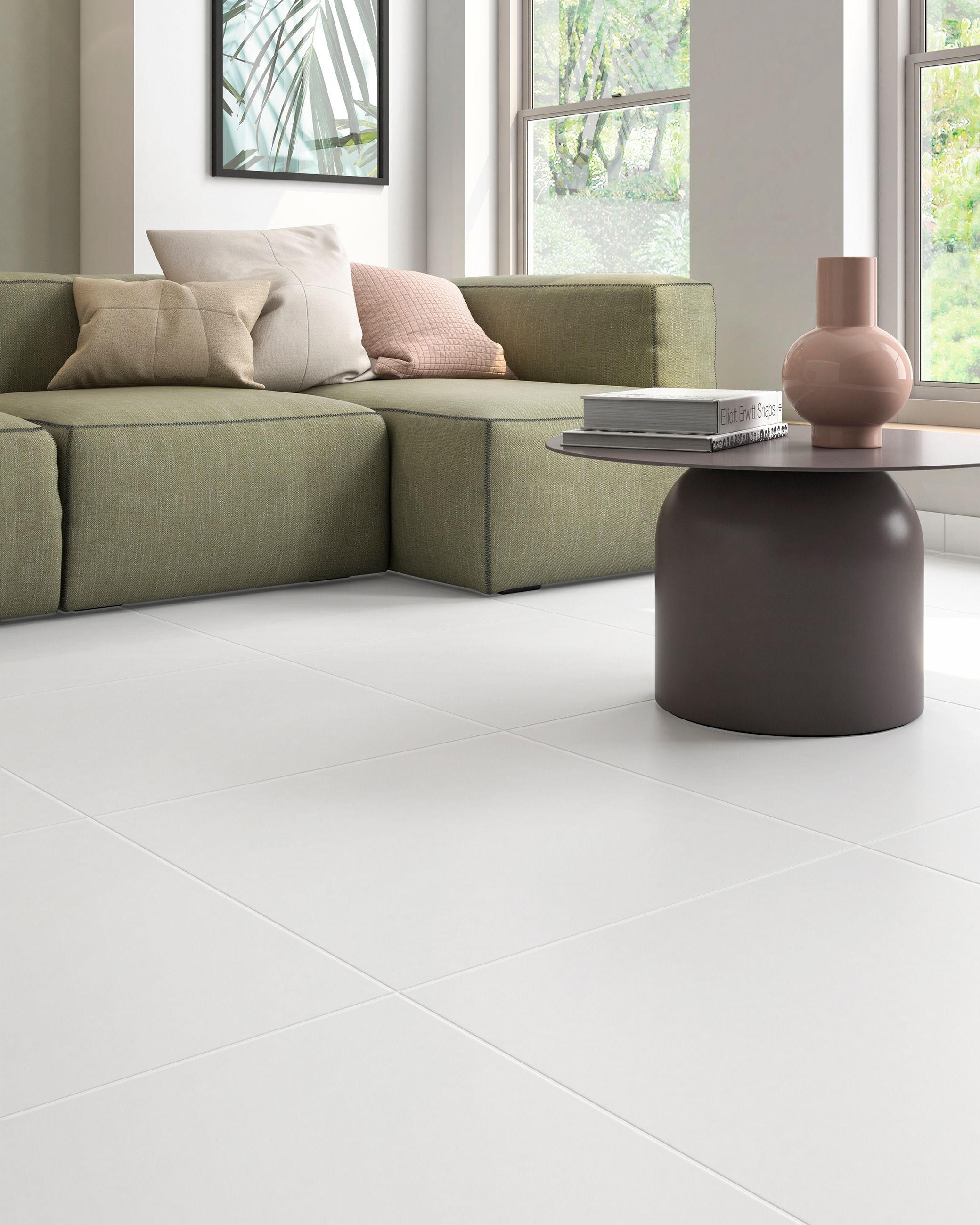 Montana White Matt Rectified - 600 x 600mm
