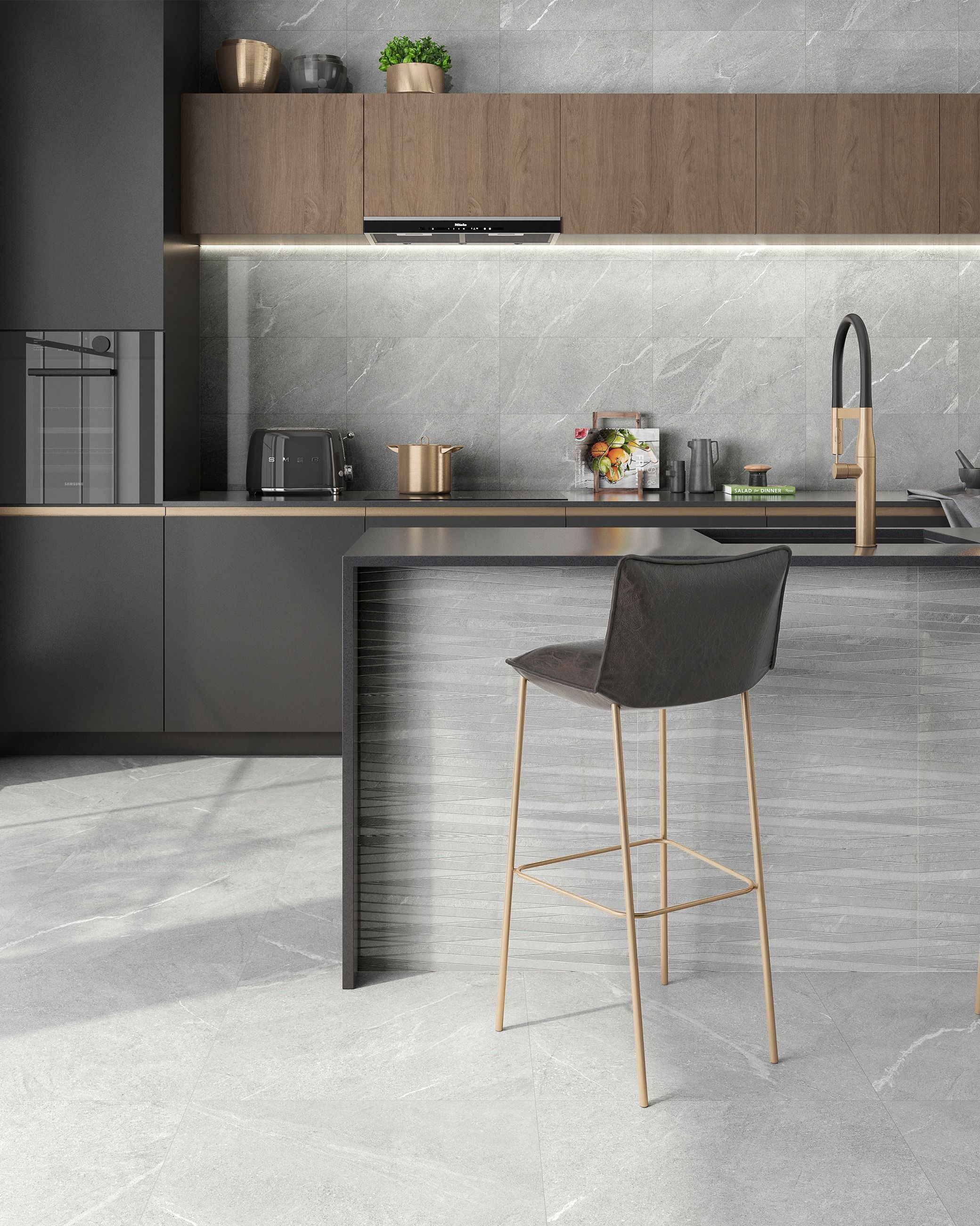 Tribeca Ash Gloss - 595 x 295mm