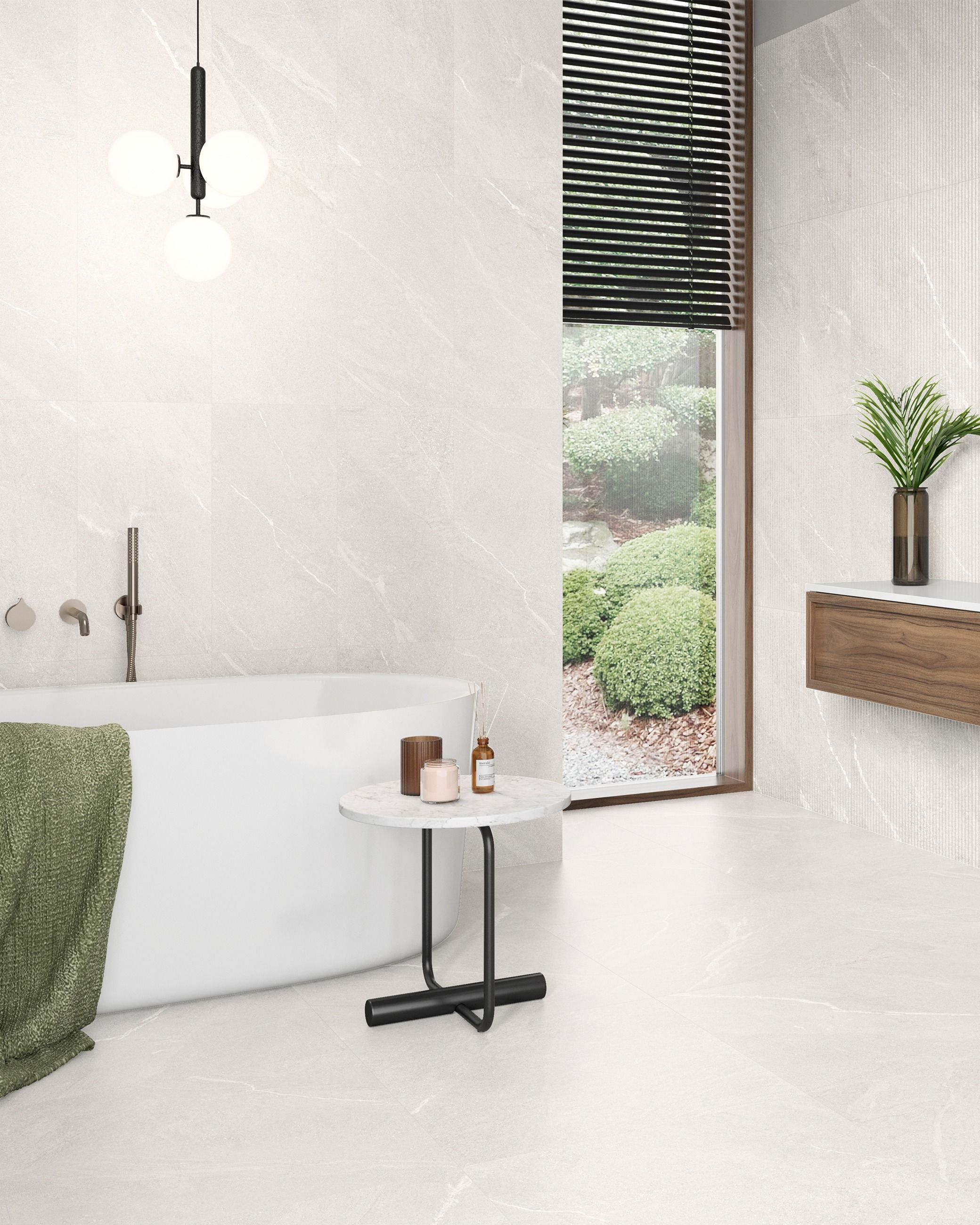Tribeca White Matt Porcelain - 595 x 295mm