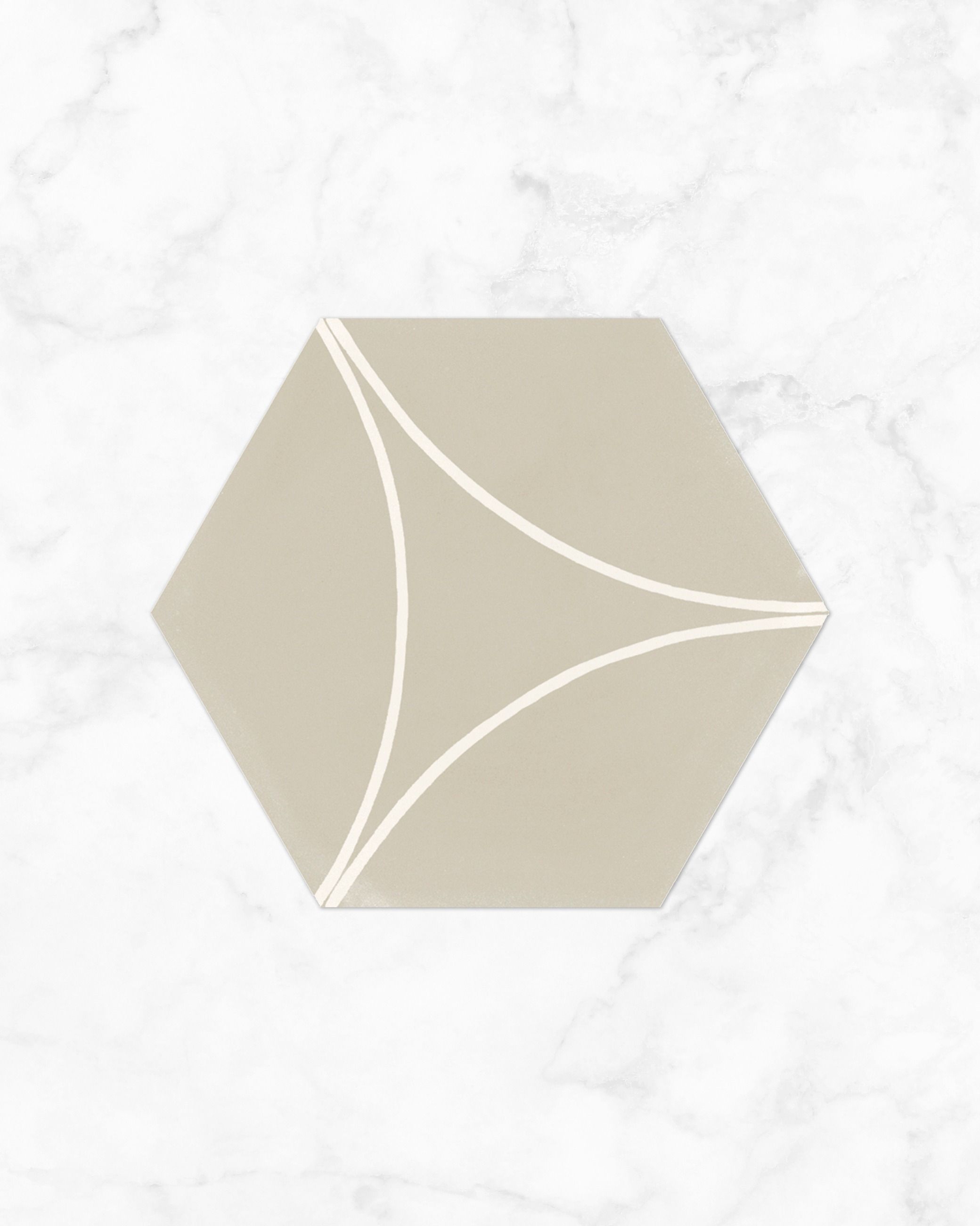 Arte Sand Hex - 210 x 182mm