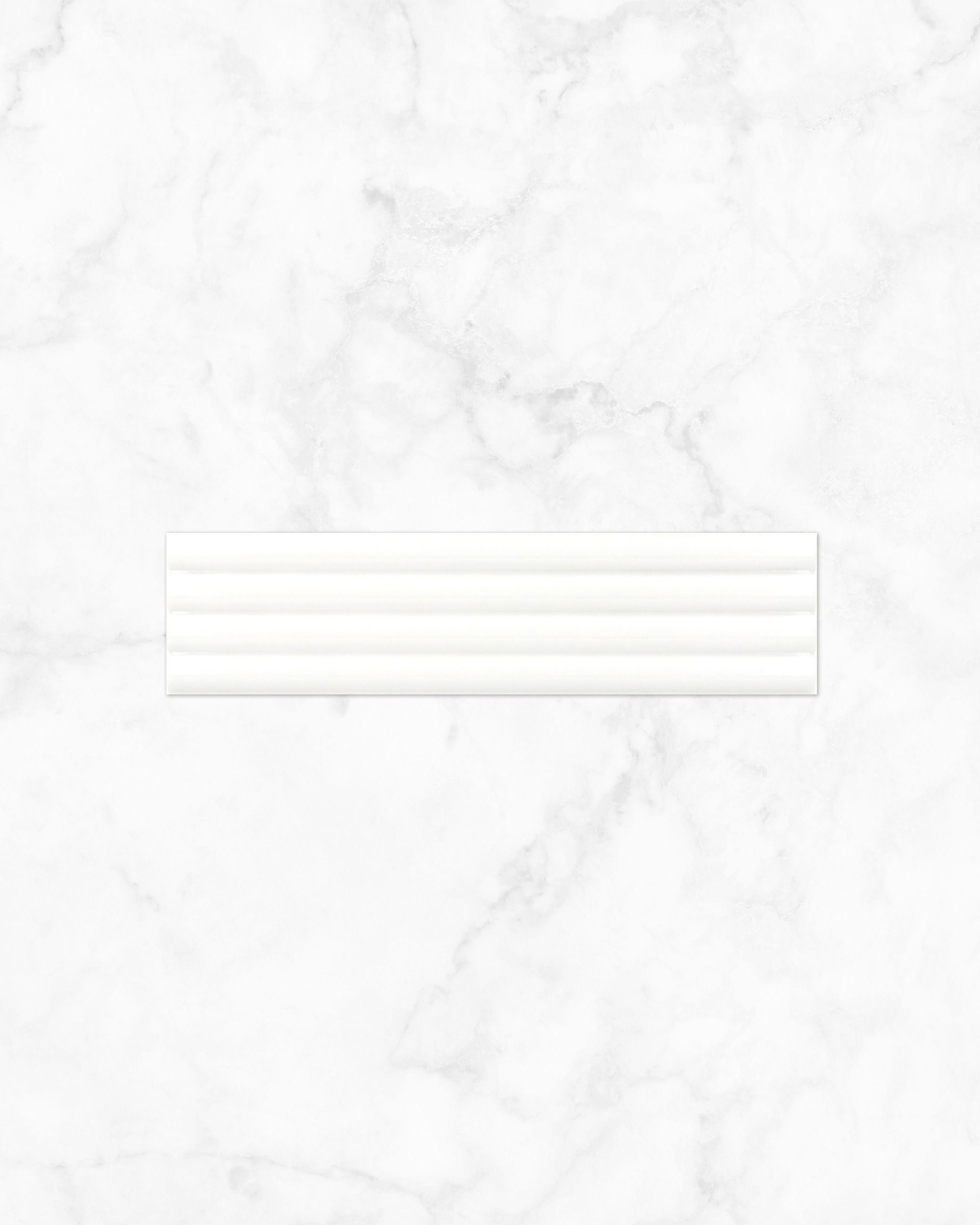 Aruba White Décor - 200 x 50mm