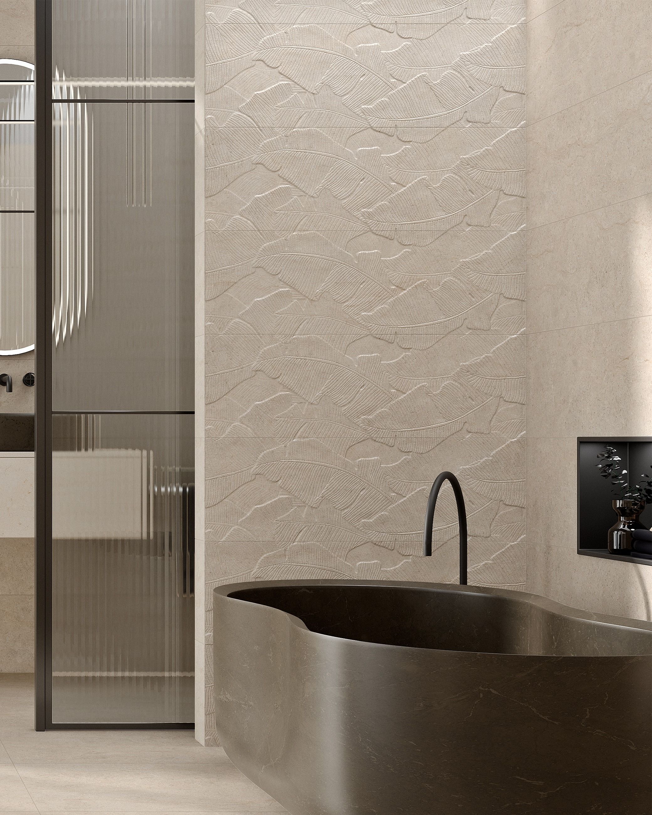 Beaumont Botania Beige - 1000 x 316mm