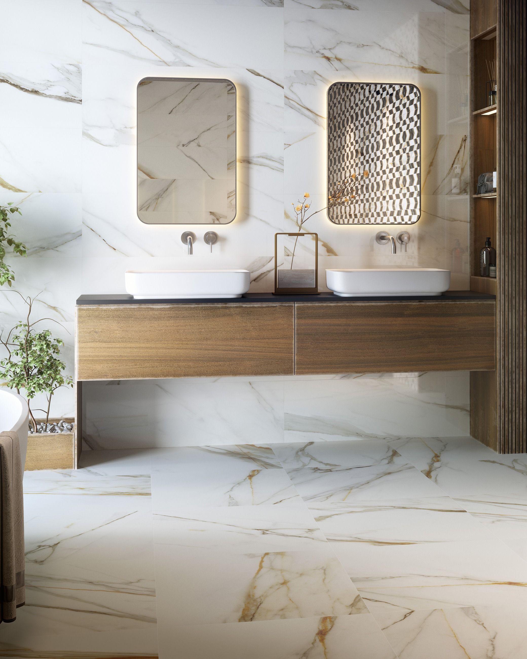 Carina Gold Wall - 1000 x 316mm