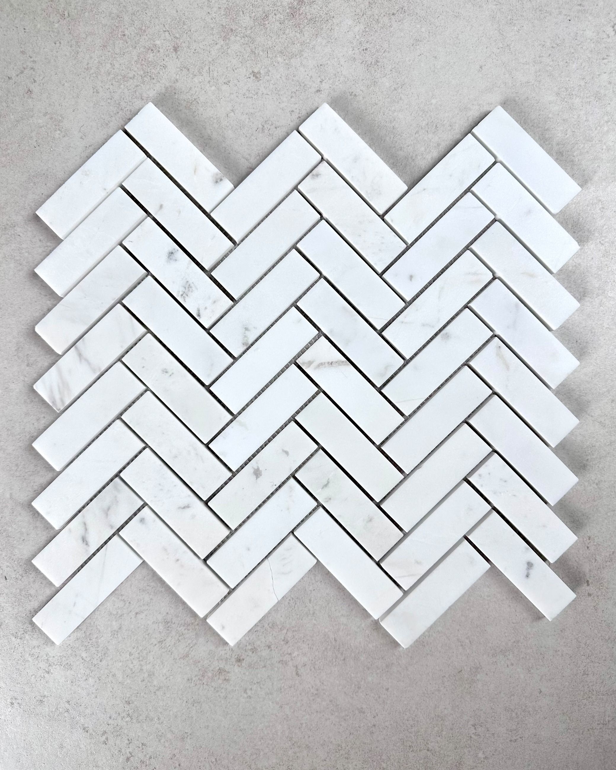 Monterey Herringbone Mosaics - 320 x 285mm