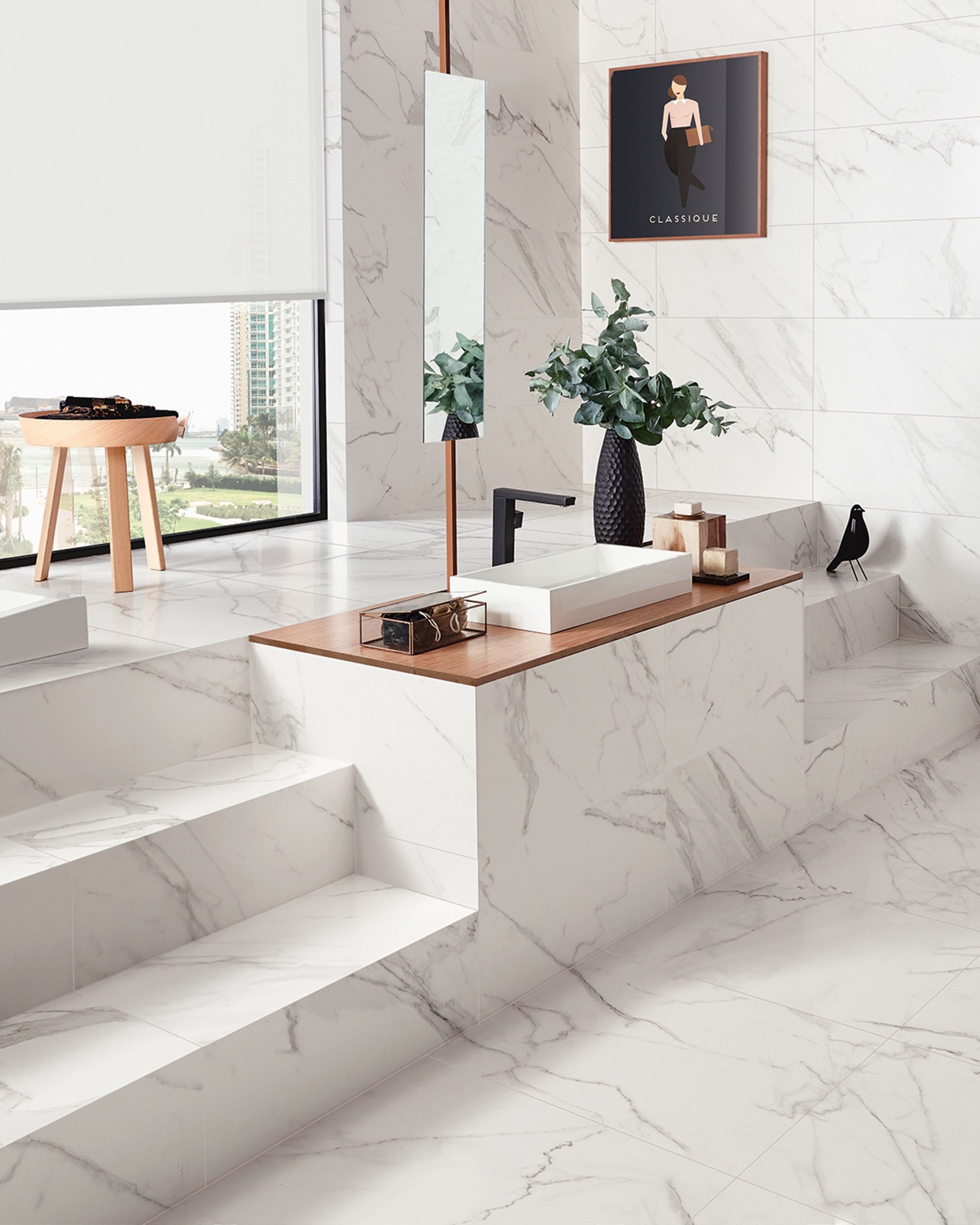 Classical Calacatta Matt Floor - 592 x 592mm