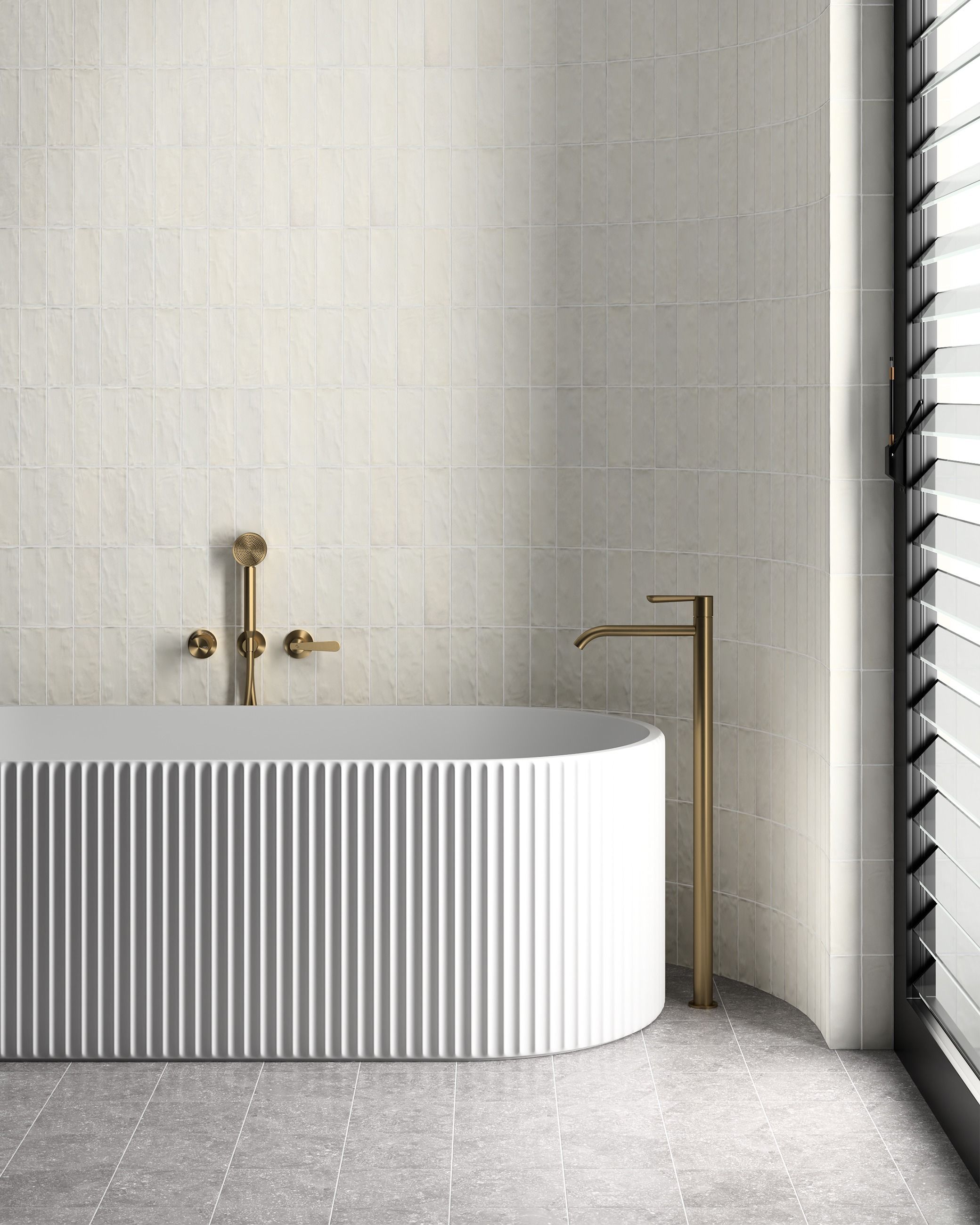 Claystone Silica White - 200 x 65mm