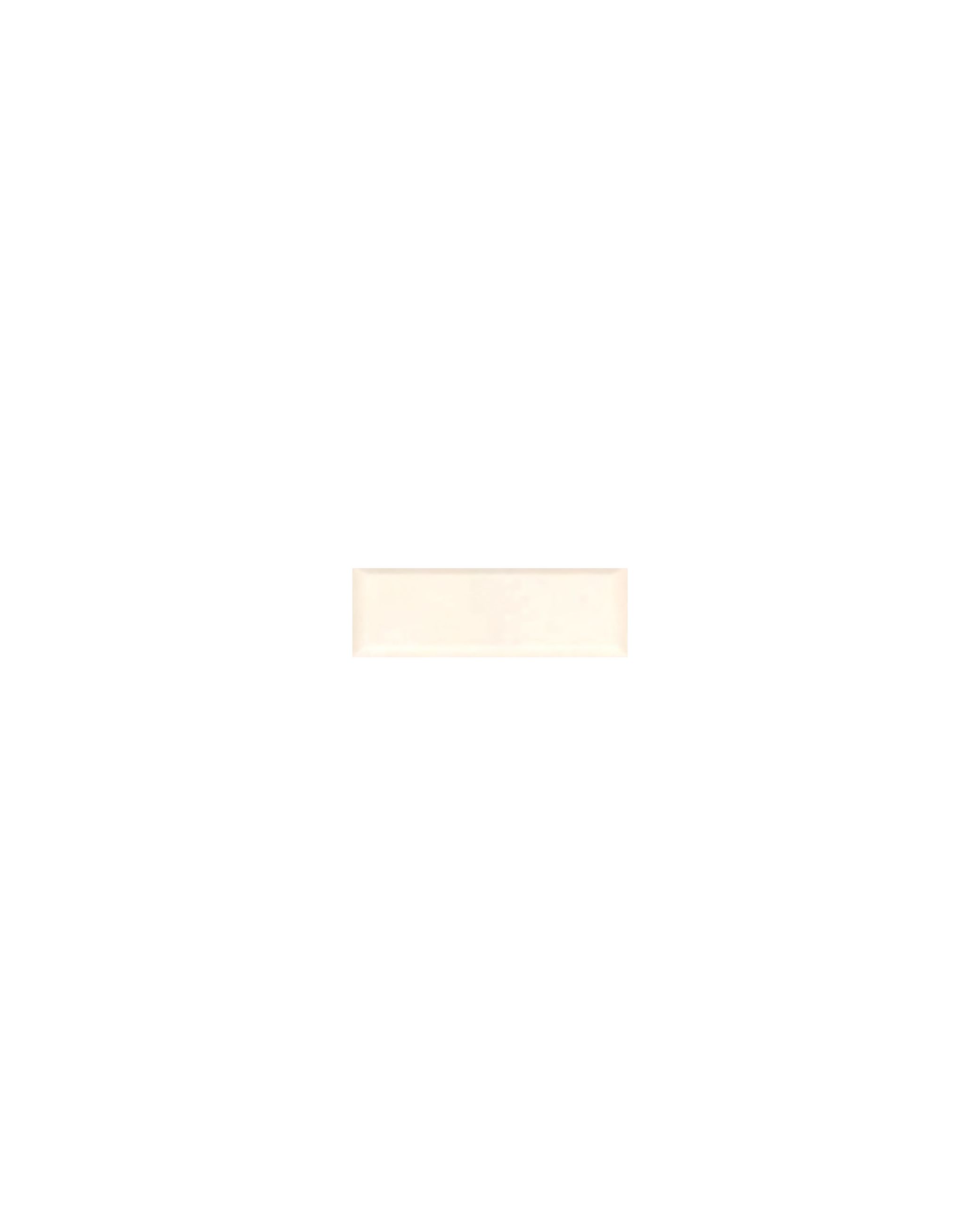 Metro Bevel Cream Gloss - 300 x 100mm