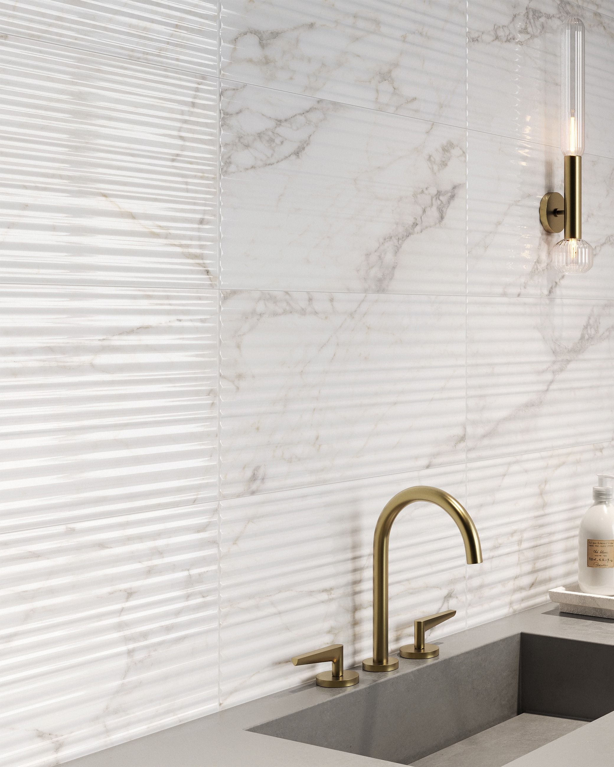 Duomo Wavy Gloss - 500 x 250mm