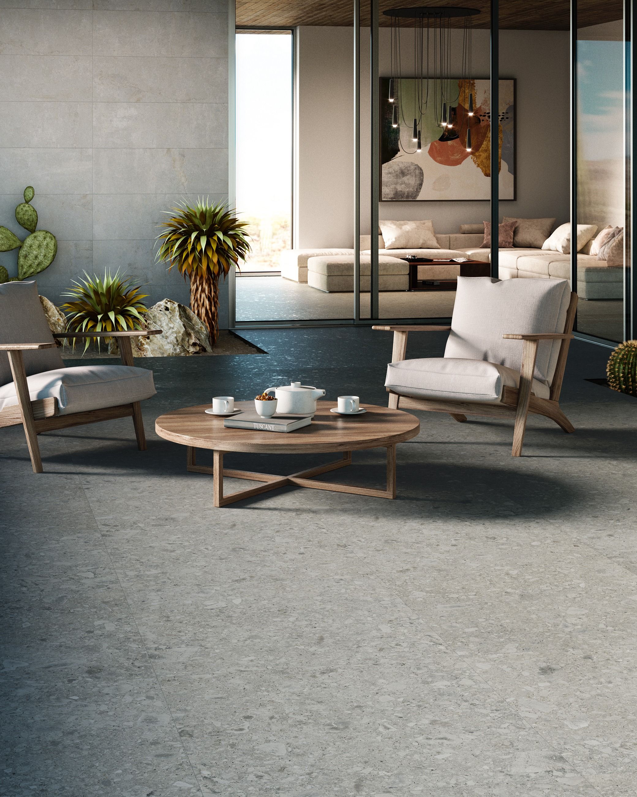 Iseo Stone Grey - 900 x 900mm