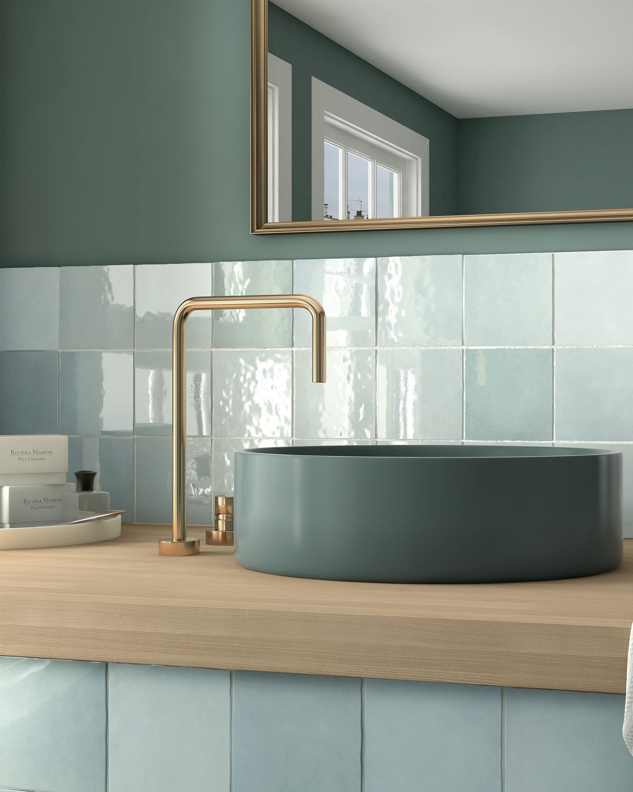 Maison Aqua - 132 x 132mm