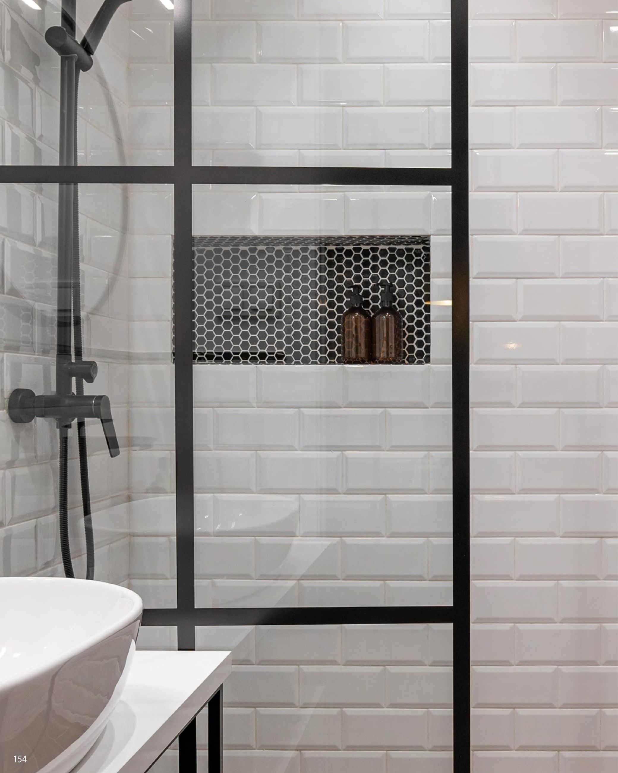 Metro Bevel White Gloss - 200 x 100mm