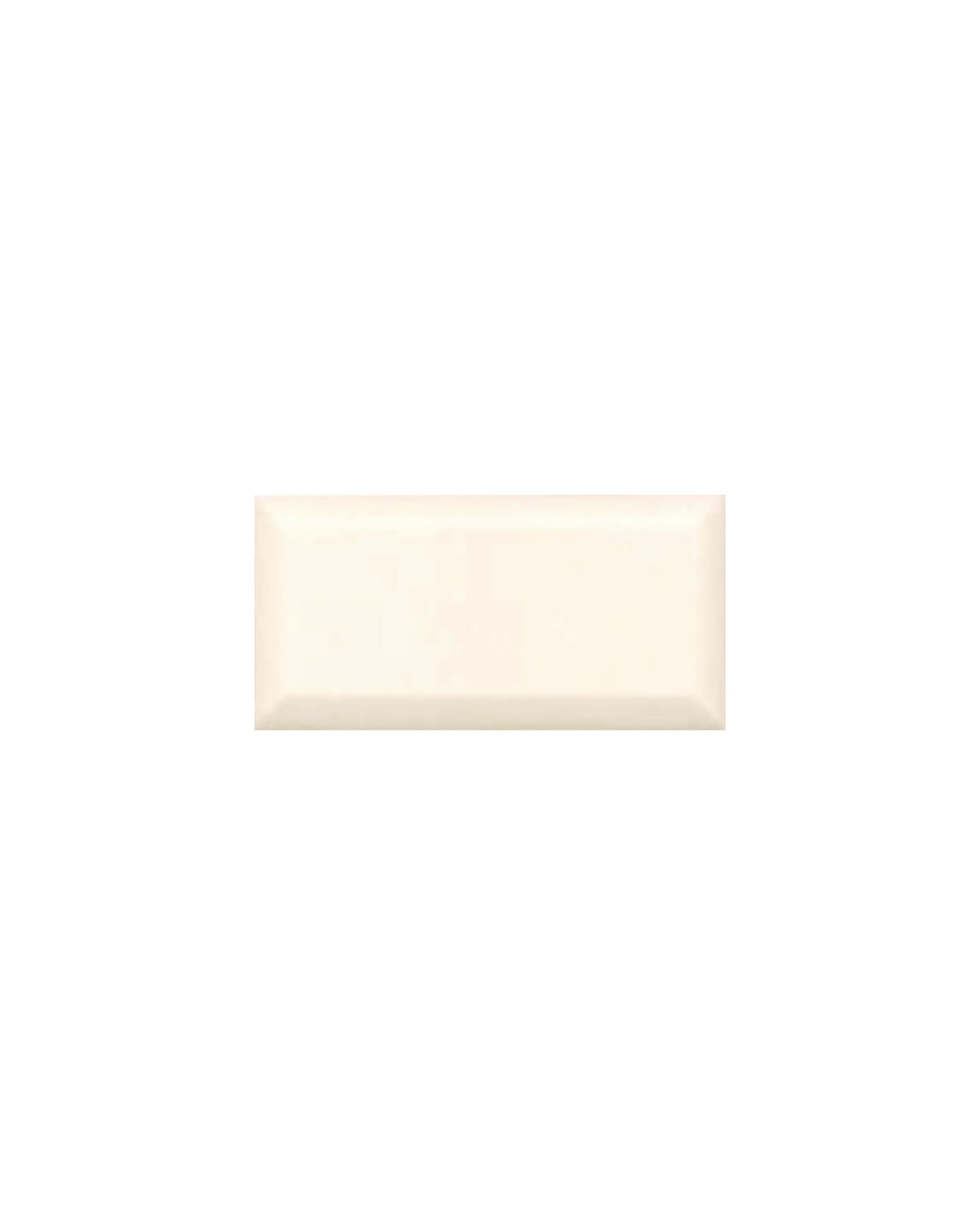 Metro Bevel Cream Gloss - 200 x 100mm