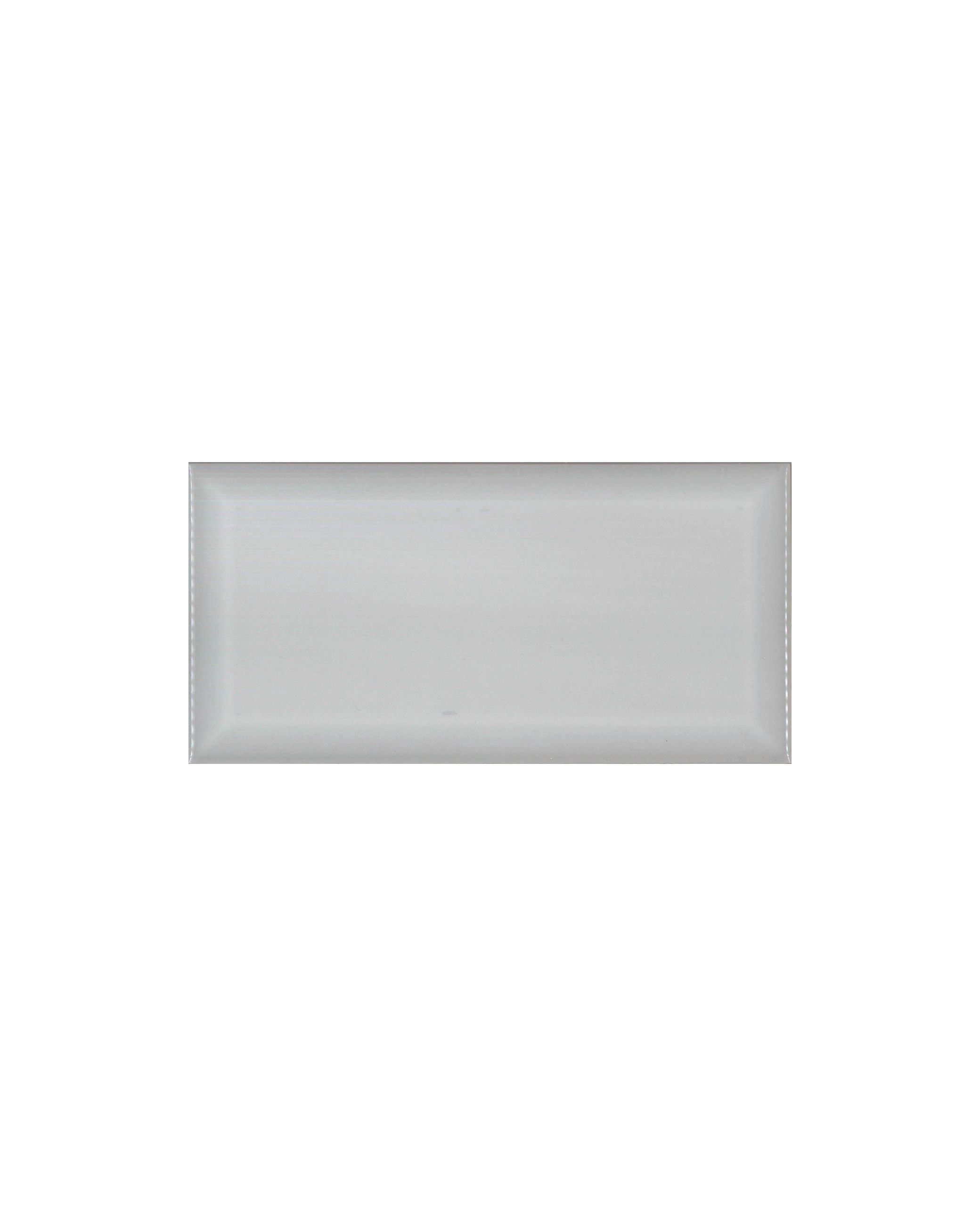 Metro Bevel Arctic Grey Gloss - 200 x 100mm