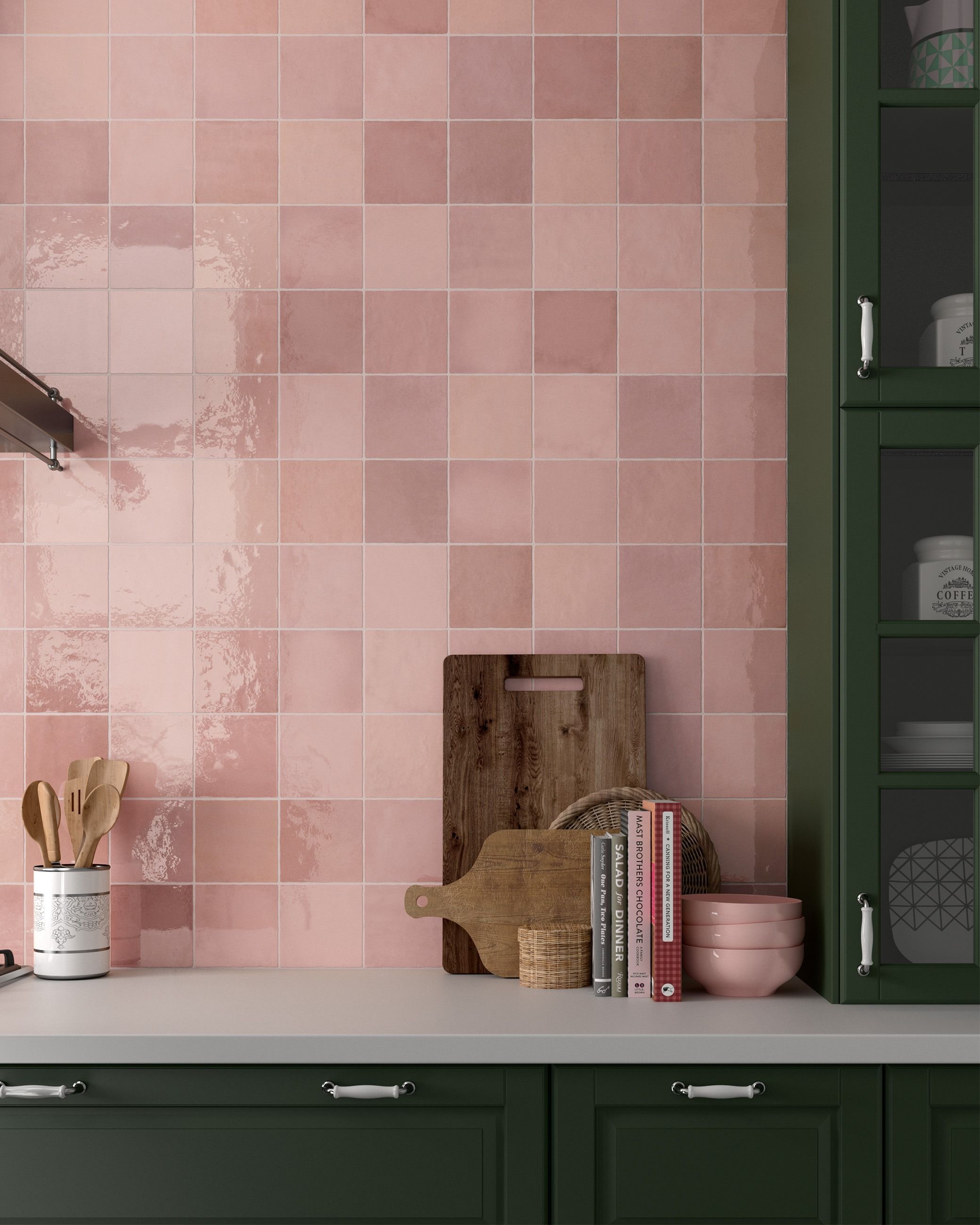 Maison Rose Mallow - 132 x 132mm