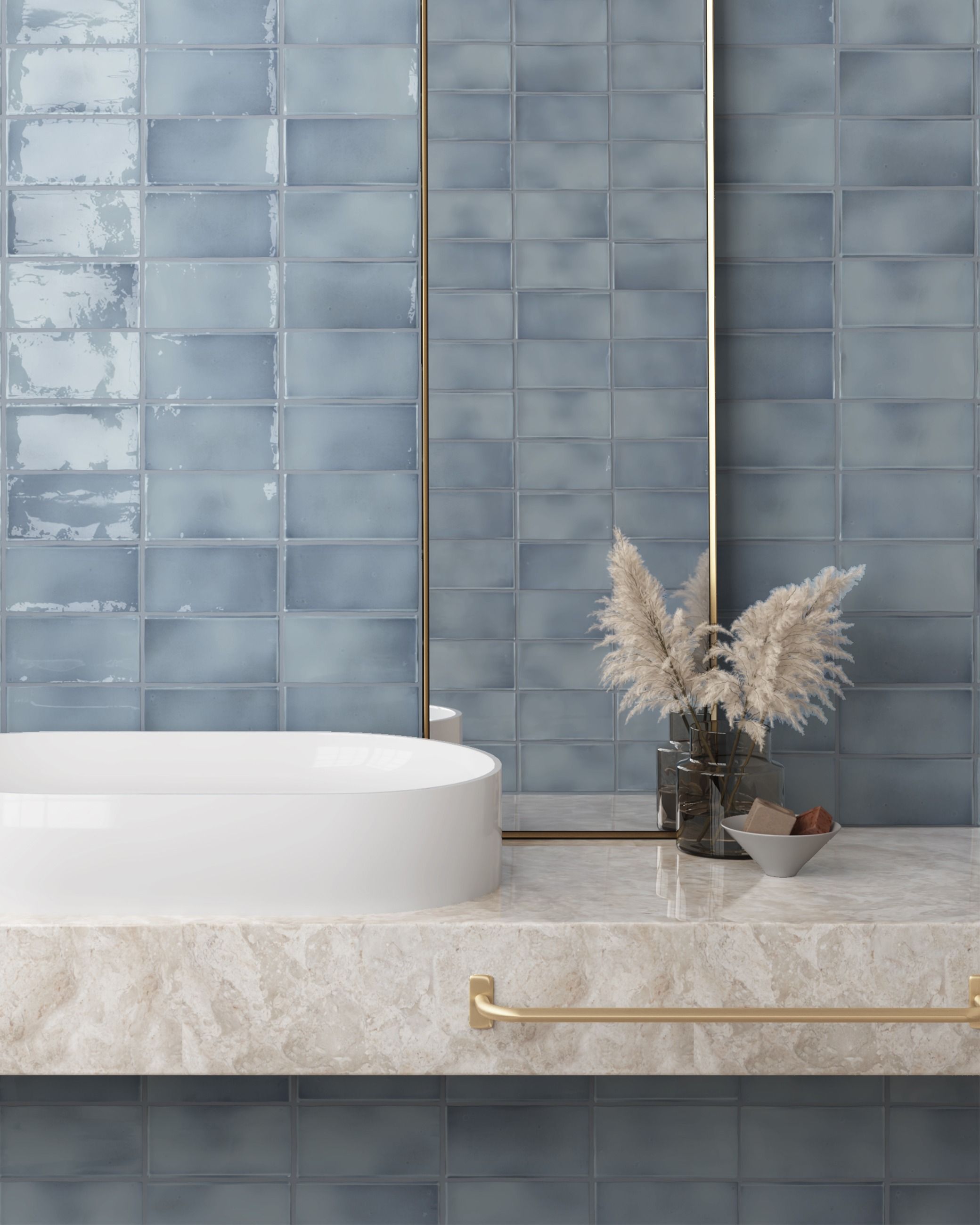 Martinique Blue Moon - 150 x 75mm