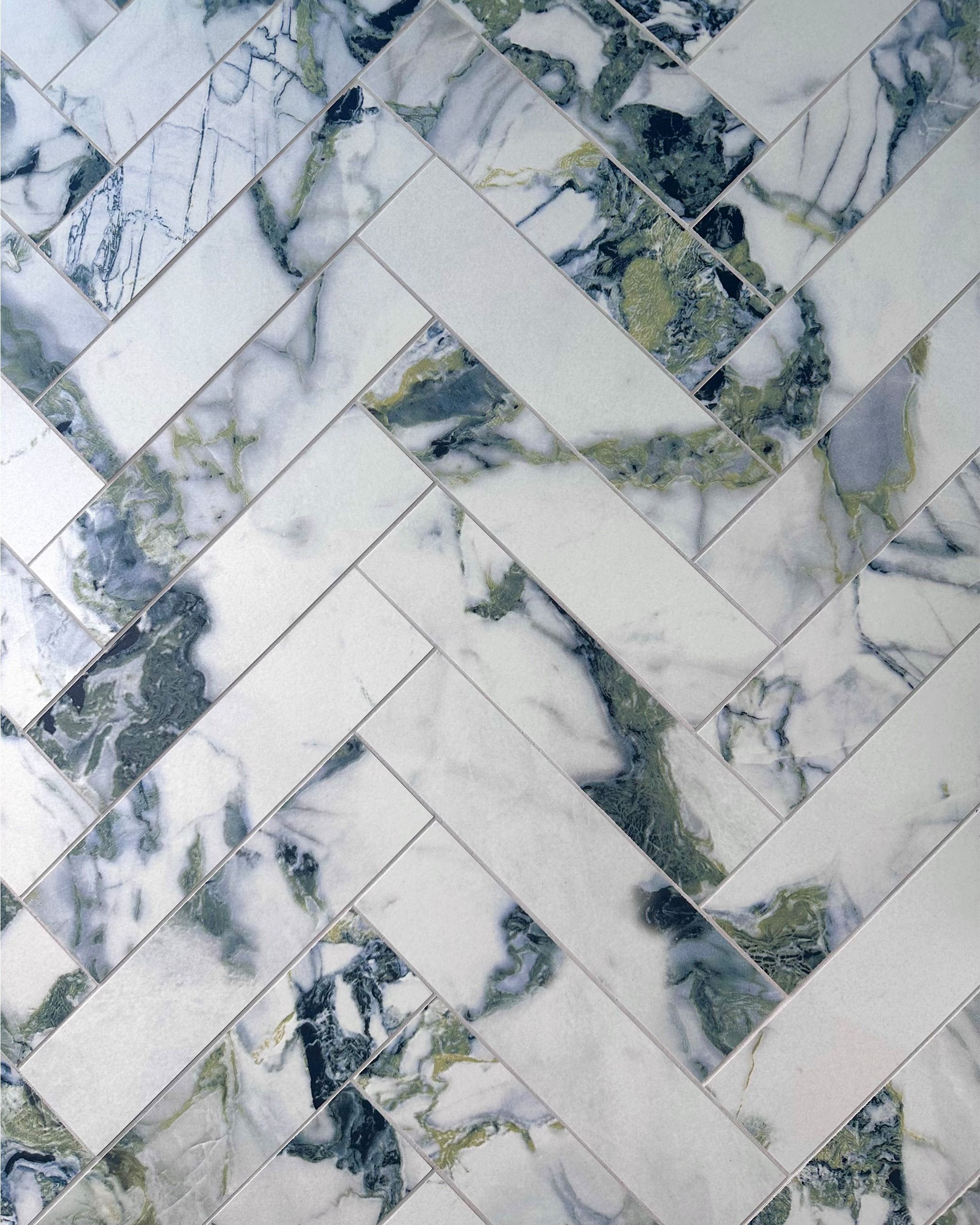 Revere Marble Jade Brick - 300 x 75mm