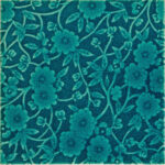 Burleigh Calico Deluxe Décor Turquoise - 240 x 240mm