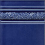 Burleigh Calico Deluxe Skirting Cobalt - 240 x 350mm